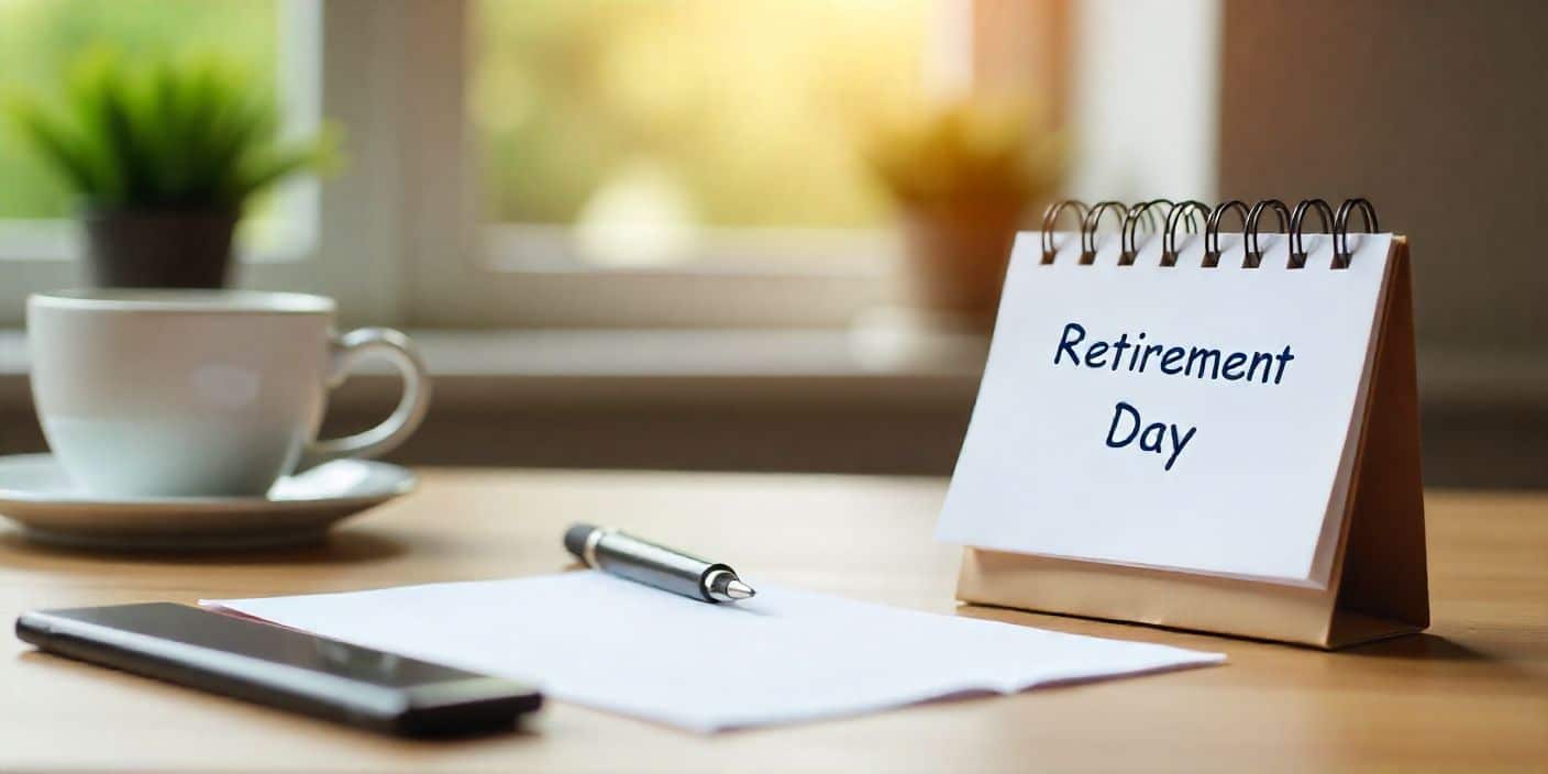 Office farewell image representing out of office retirement messages and best wishes.