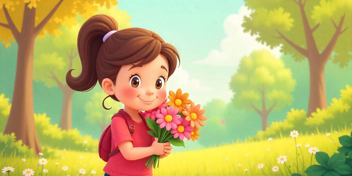 A person hiding a flower bouquet behind their back in a romantic gesture.