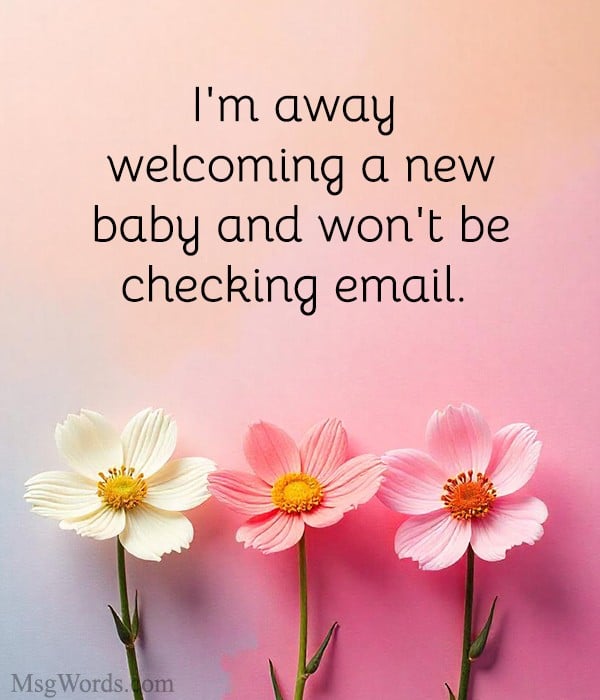 Professional quick paternity leave out-of-office messages with a clear, friendly tone.