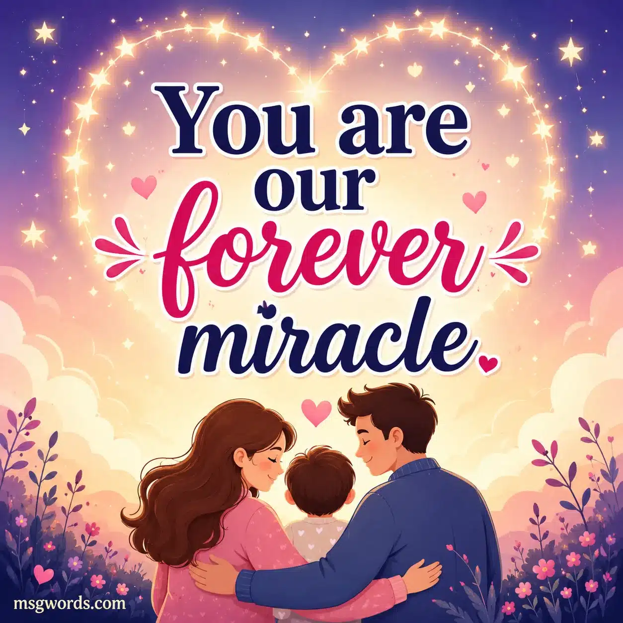 You are our forever miracle