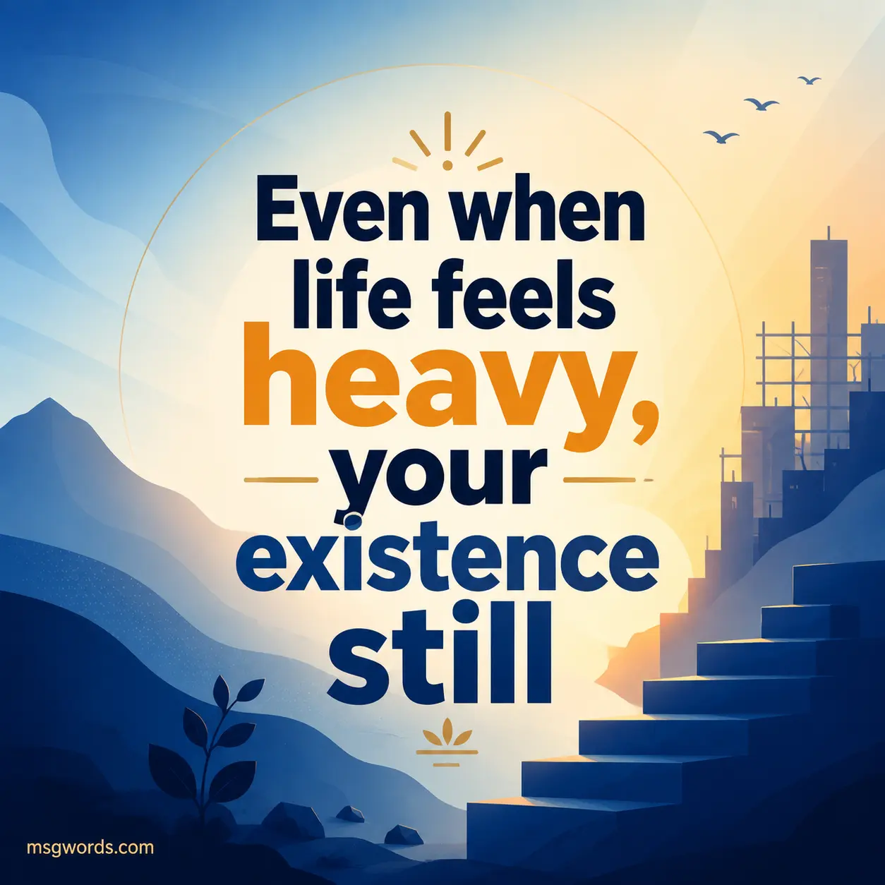 Deep encouragement and rebuilding strength