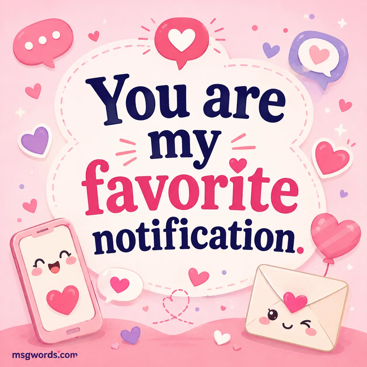You are my favorite notification