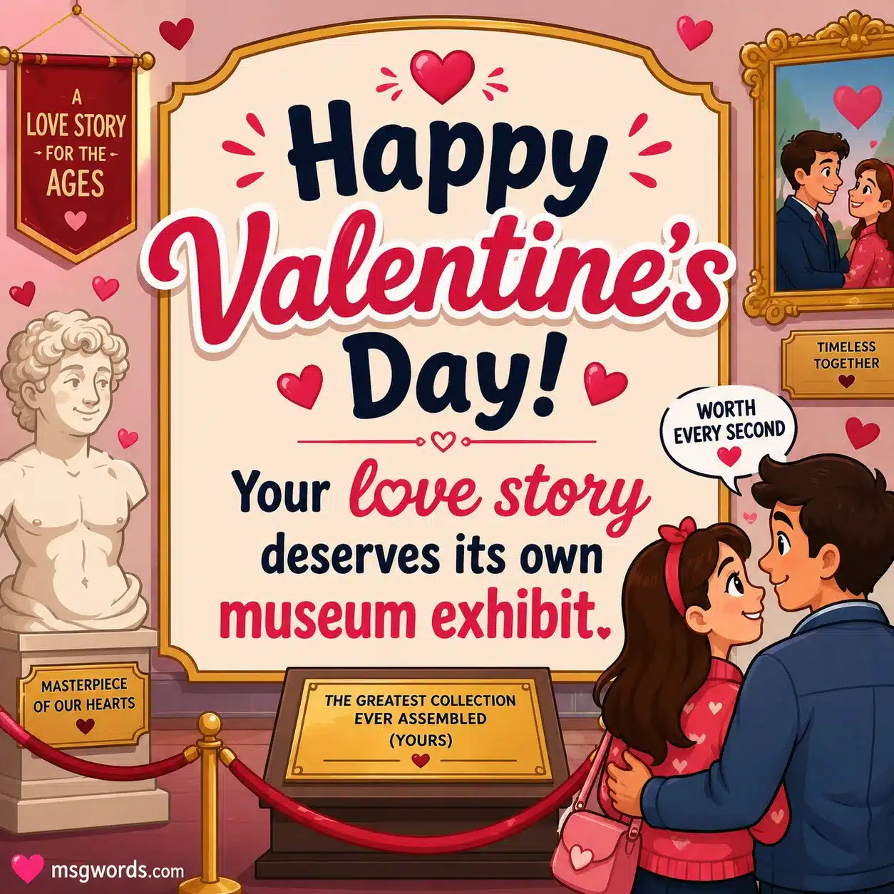 Happy Valentine's Day Your love story deserves its own museum exhibit