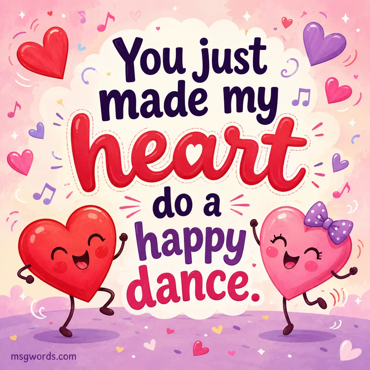 You just made my heart do a happy dance