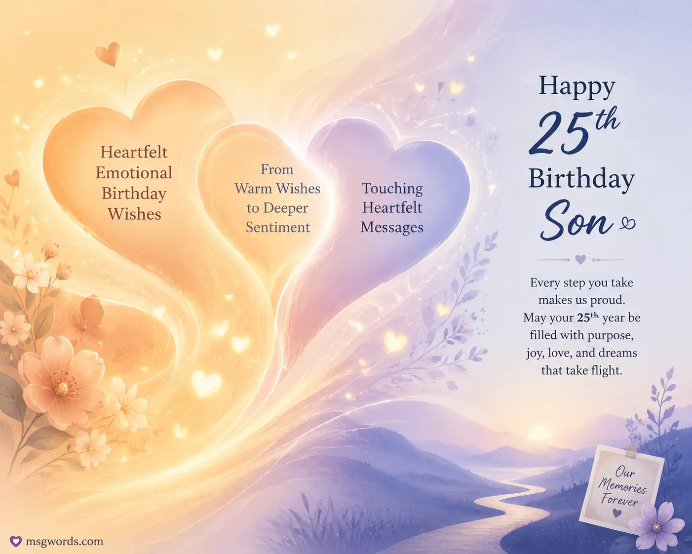 Transition from emotional to heart touching birthday wishes