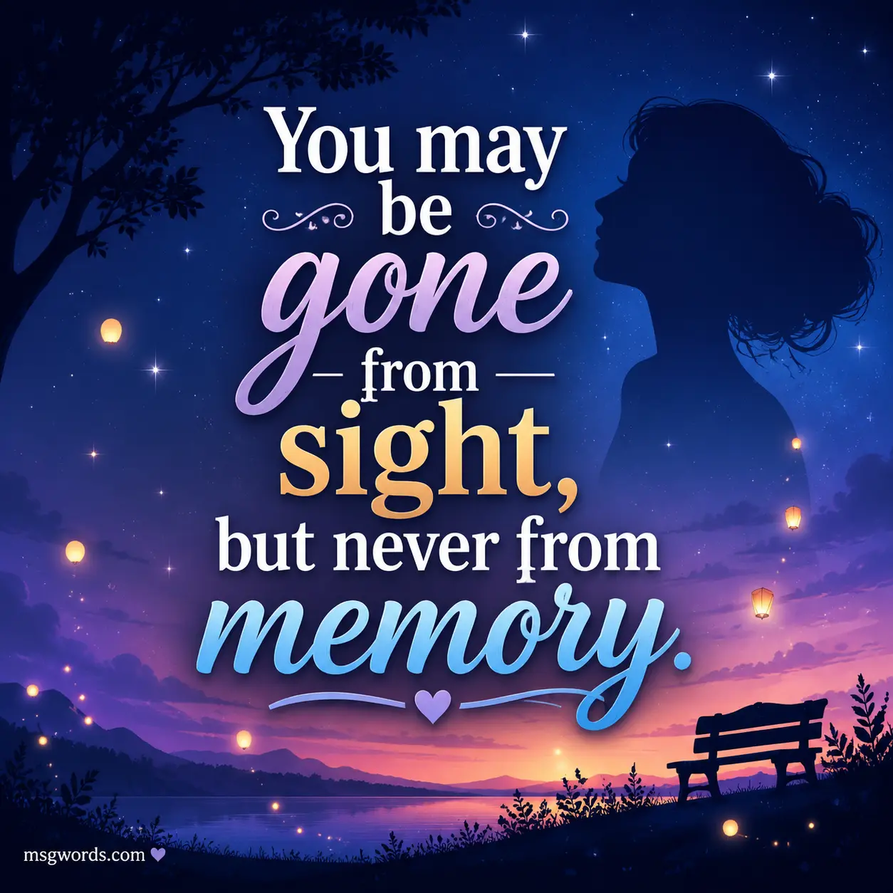You may be gone memory