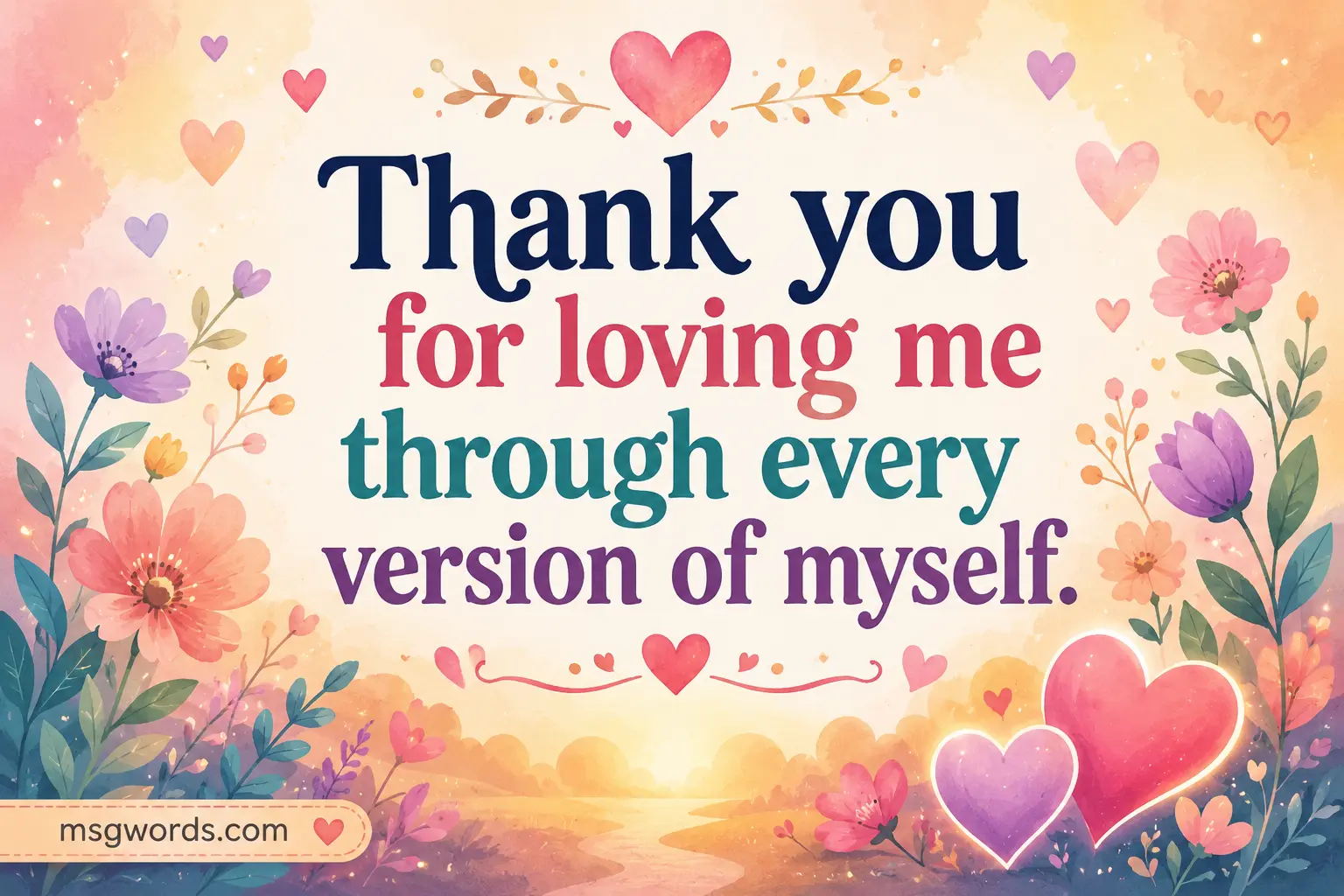 Thank you for loving me through every version of myself.