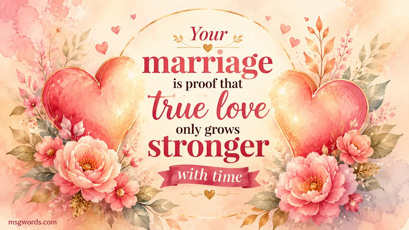 Your marriage is proof that true love only grows stronger with time