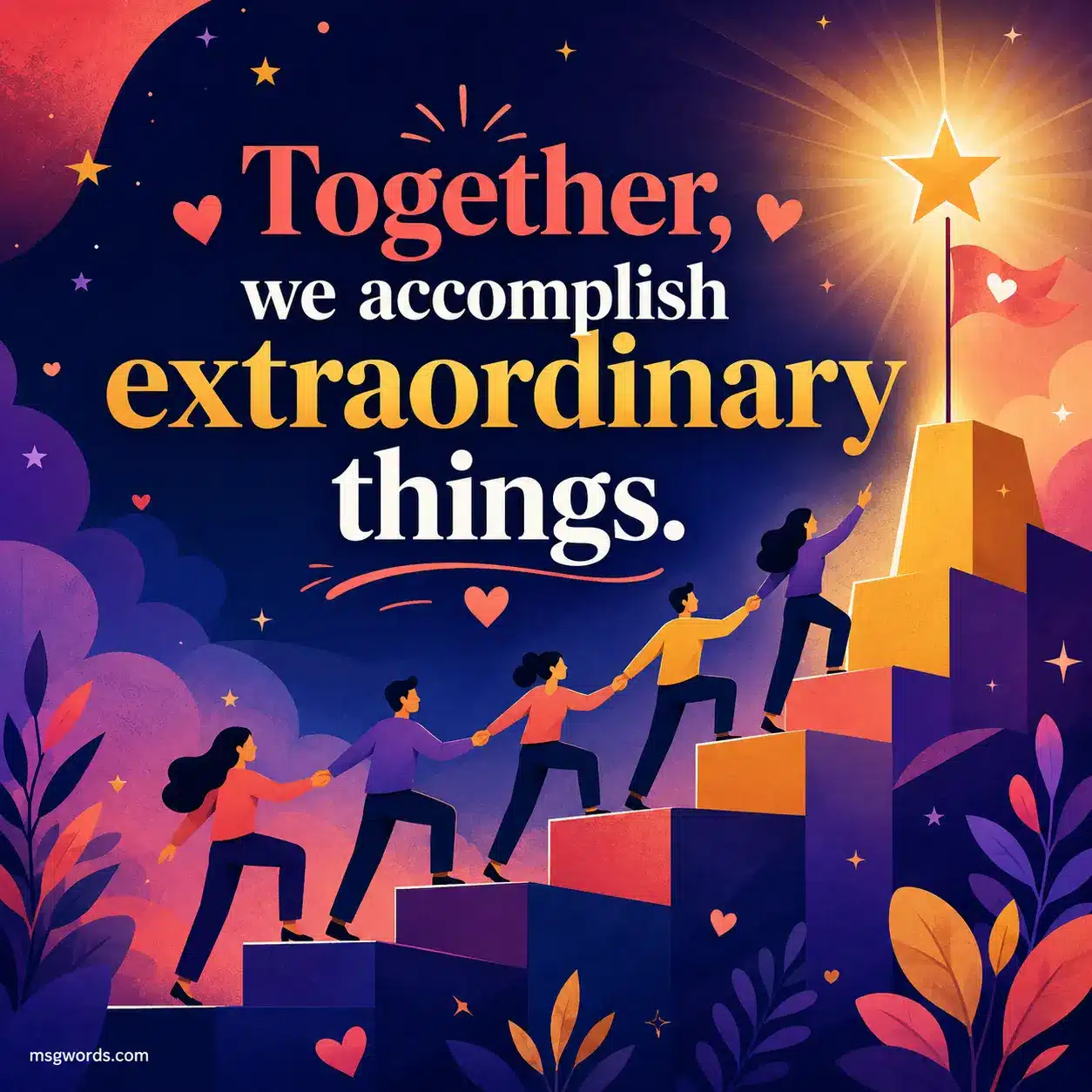 Together we accomplish extraordinary things
